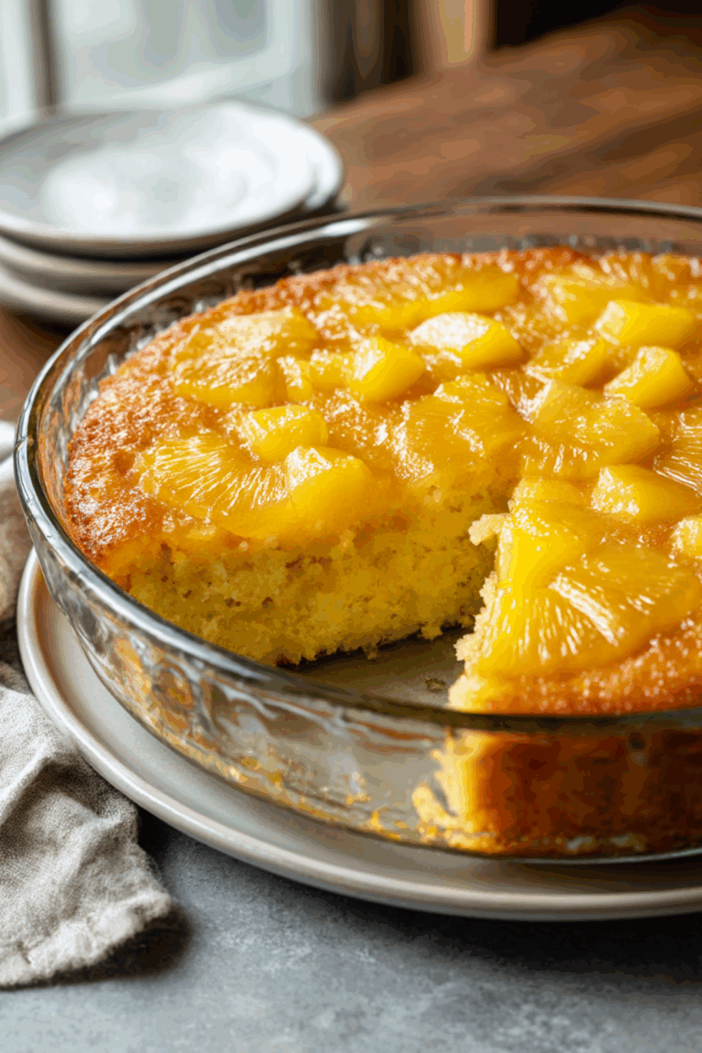 Juicy Pineapple Cake