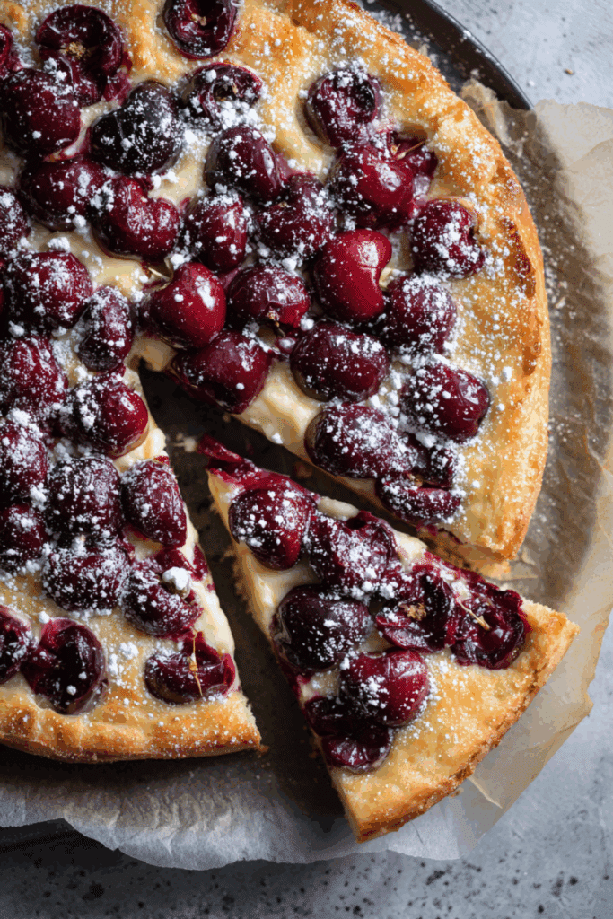 Cherry Dessert Pizza