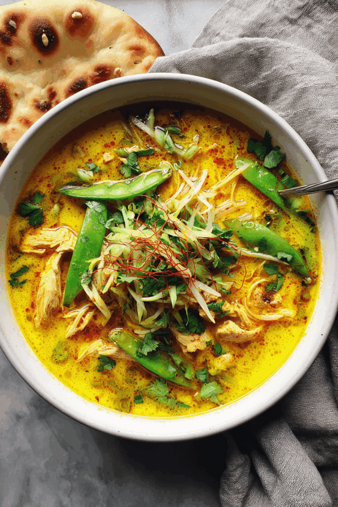 Spicy Thai Coconut Chicken Soup