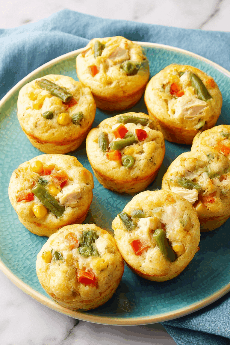 Chicken Potpie Muffins