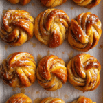 The BEST Cinnamon Knots with Honey Glaze