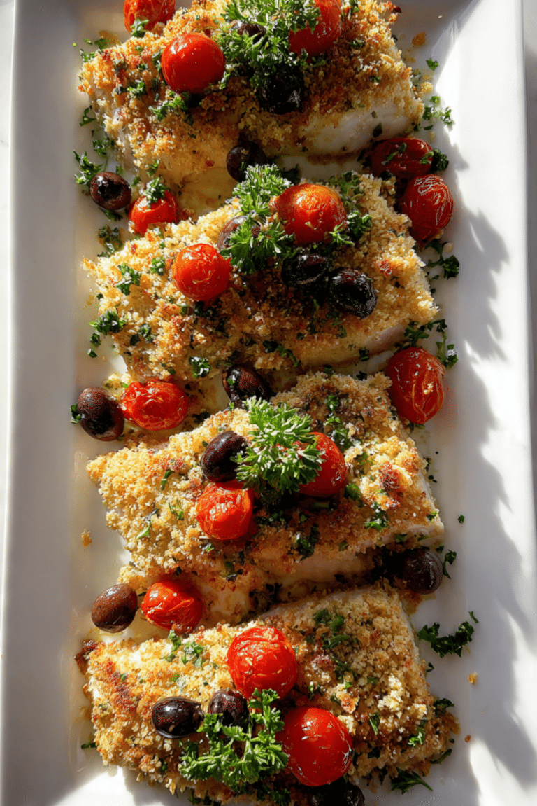 Baked Swordfish