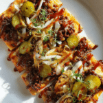 Cheeseburger Flatbread