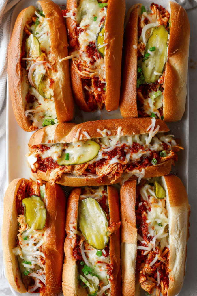 Spicy Nashville-Style Chicken Hoagies