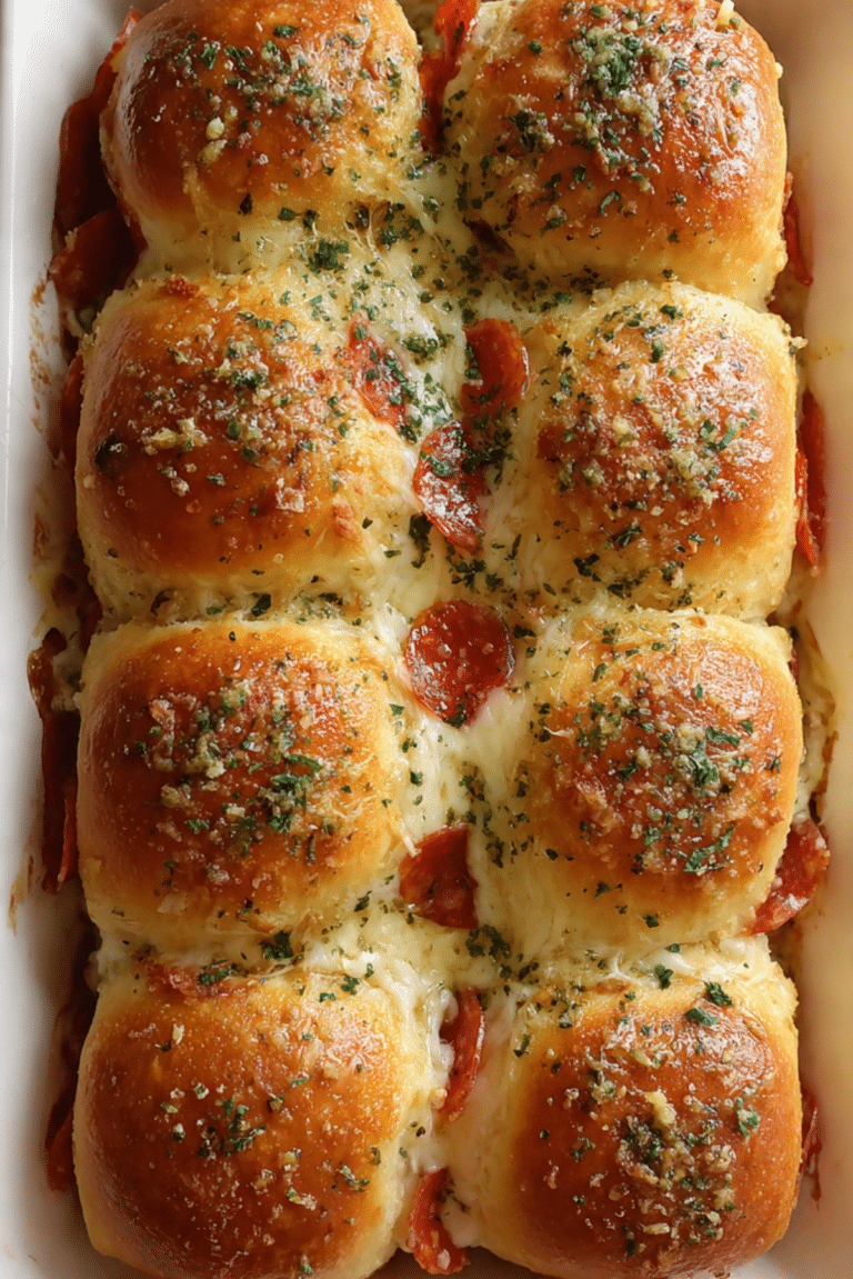 Pepperoni Pizza Sliders