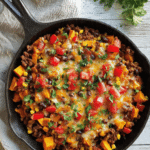 Ground Turkey Sweet Potato Skillet