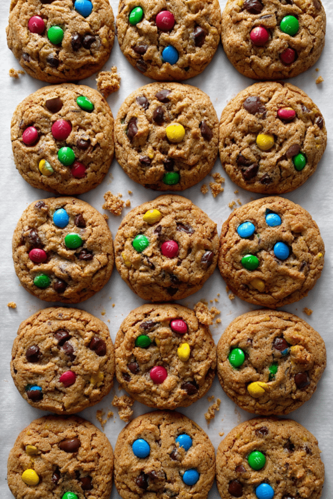Flourless Monster Cookies