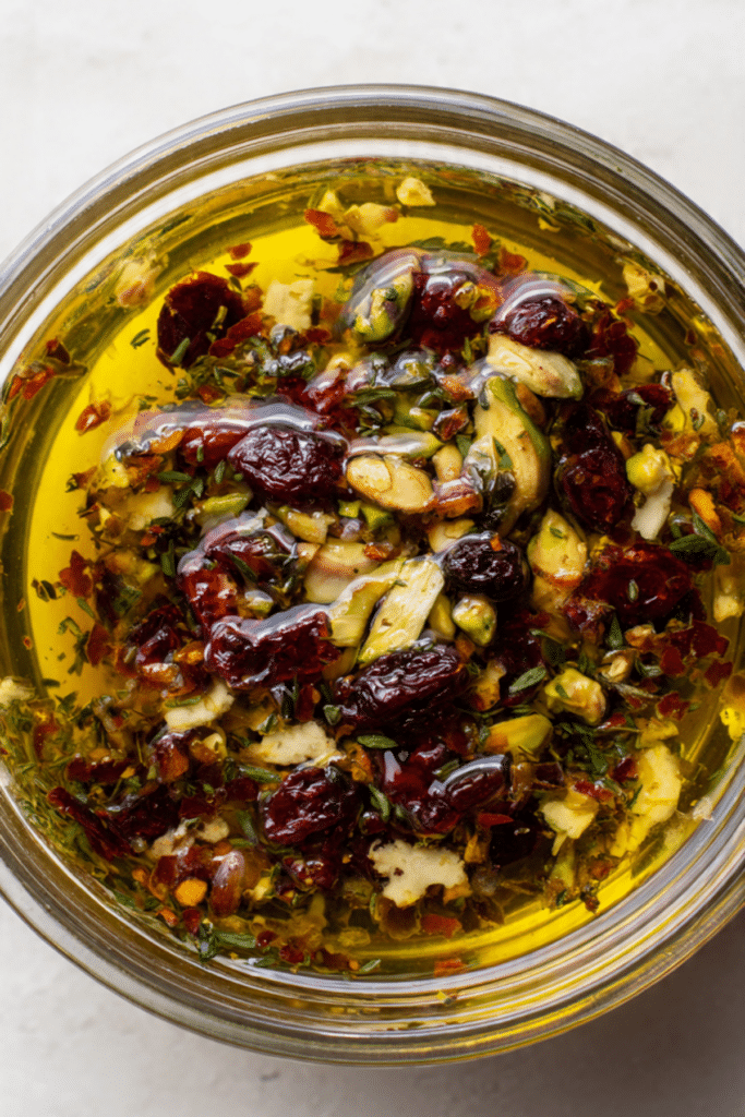 EASY Loaded Festive Bread Dipping Oil