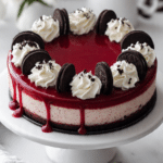 Red Velvet Oreo Cheesecake