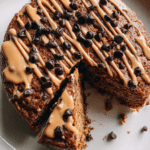 Nutritious Peanut Butter Banana Chocolate Cake