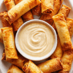 Soft Chicken Taquitos and Southwestern Dip