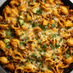 One Pot Cheesy Taco Pasta
