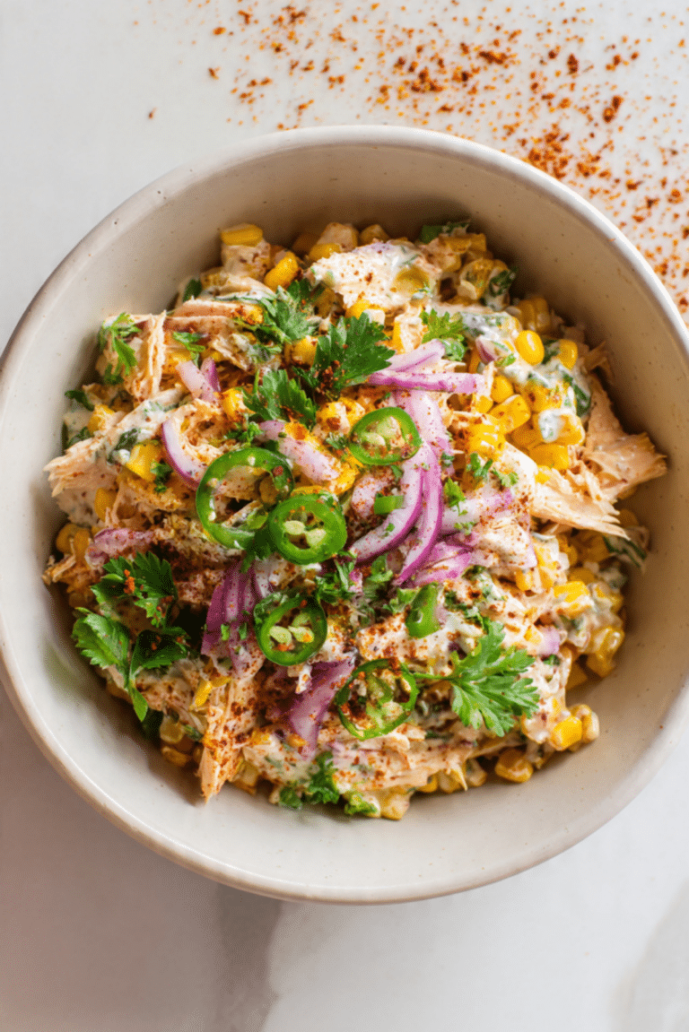 Mexican Street Corn Chicken Salad