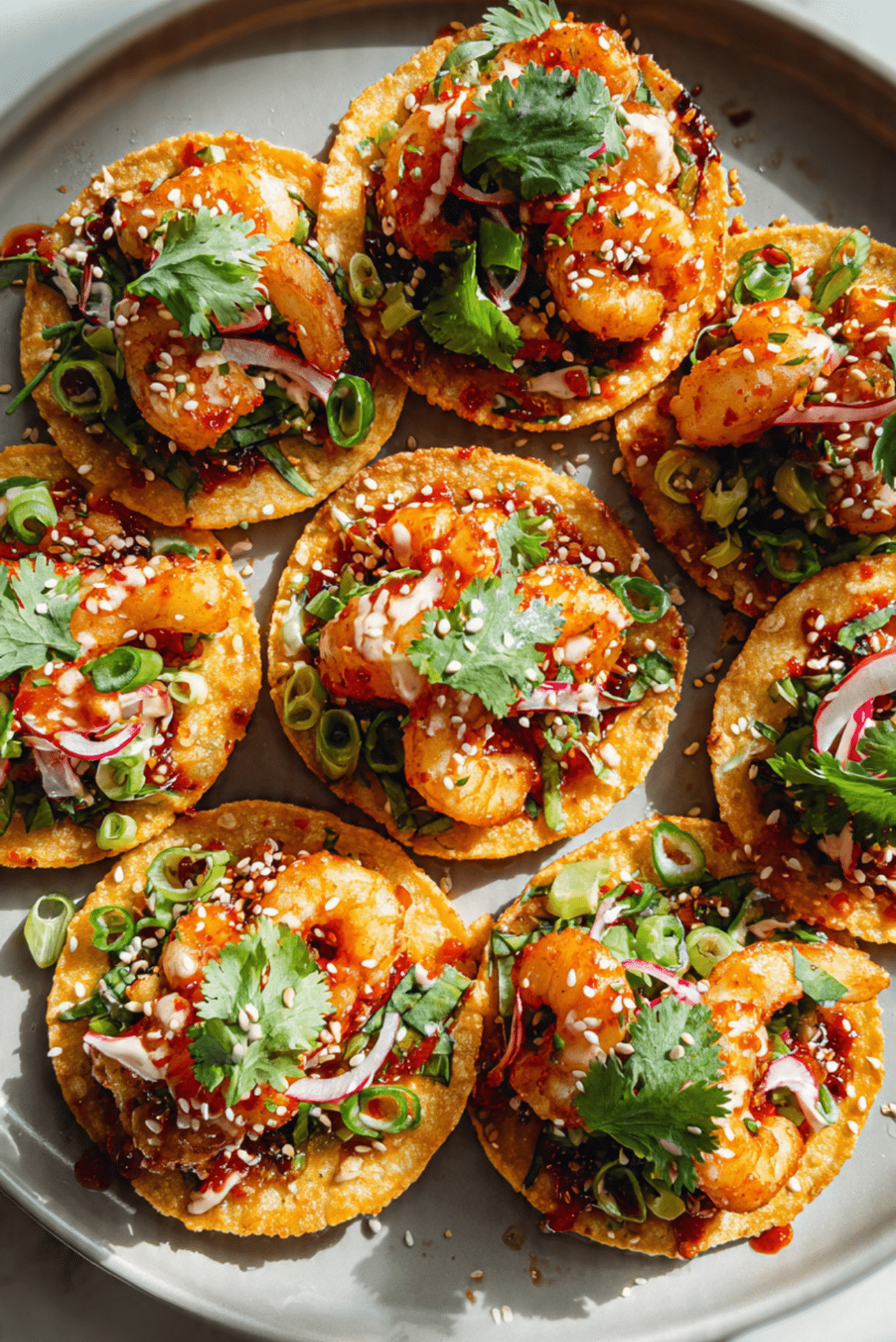 Smash Shrimp (Prawn) Toast Tacos