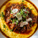 Beef Short Rib Ragu with Creamy Parmesan Polenta