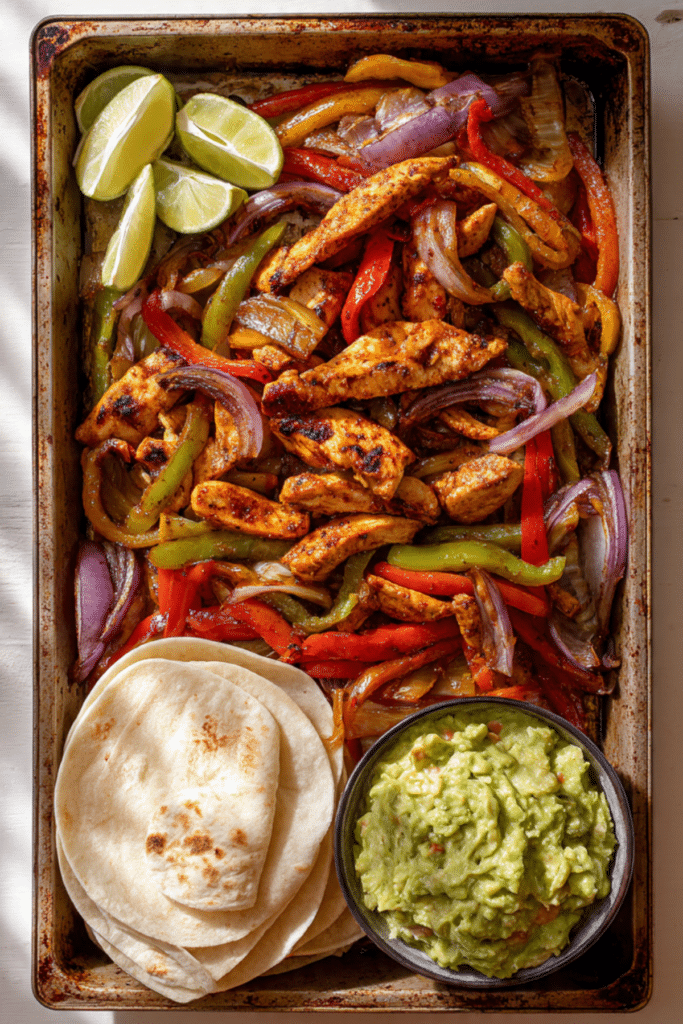 Sheet Pan Chicken Fajitas