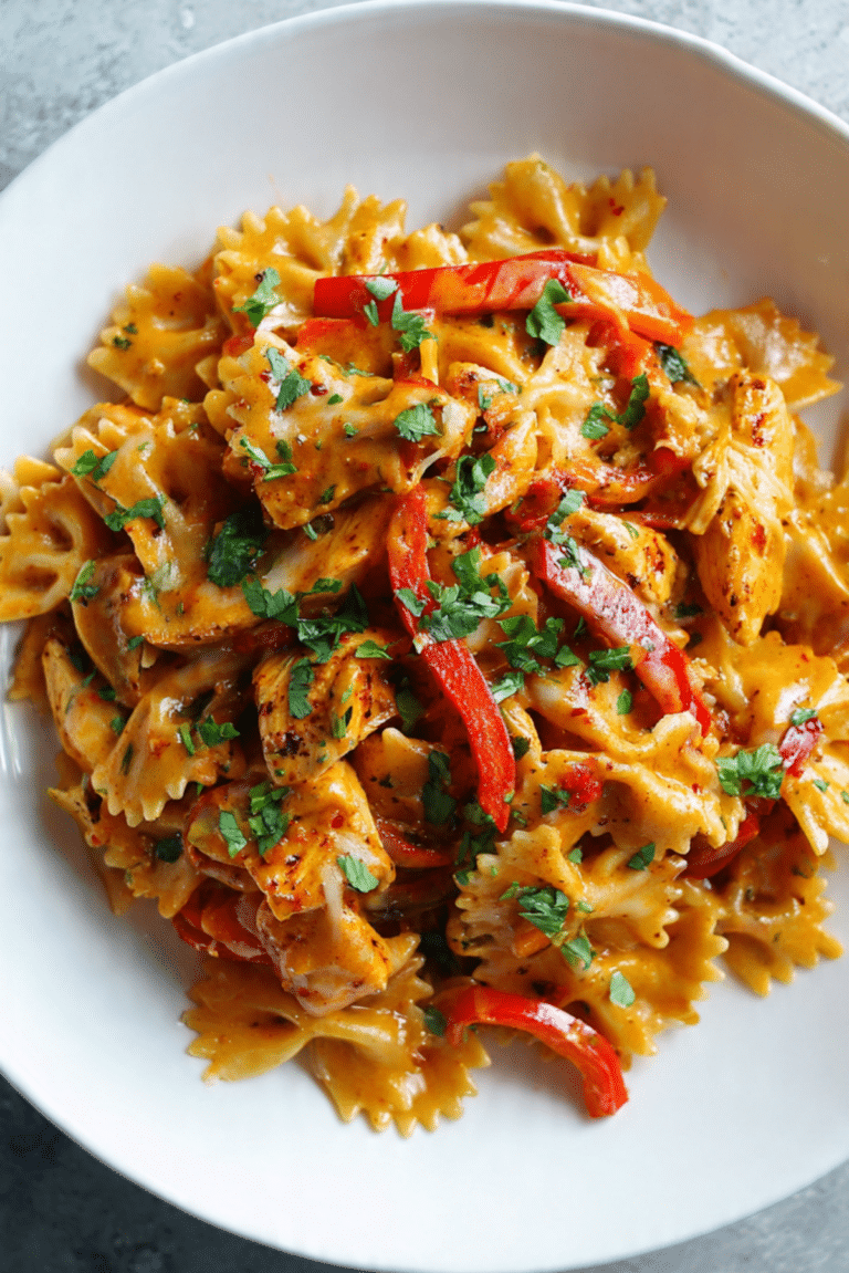 One Pot Chicken Fajita Pasta