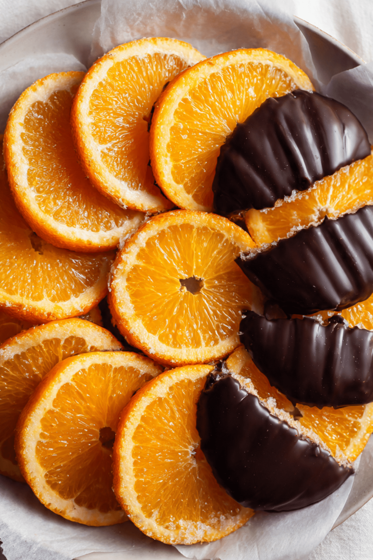 Chocolate Covered Candied Orange Slices