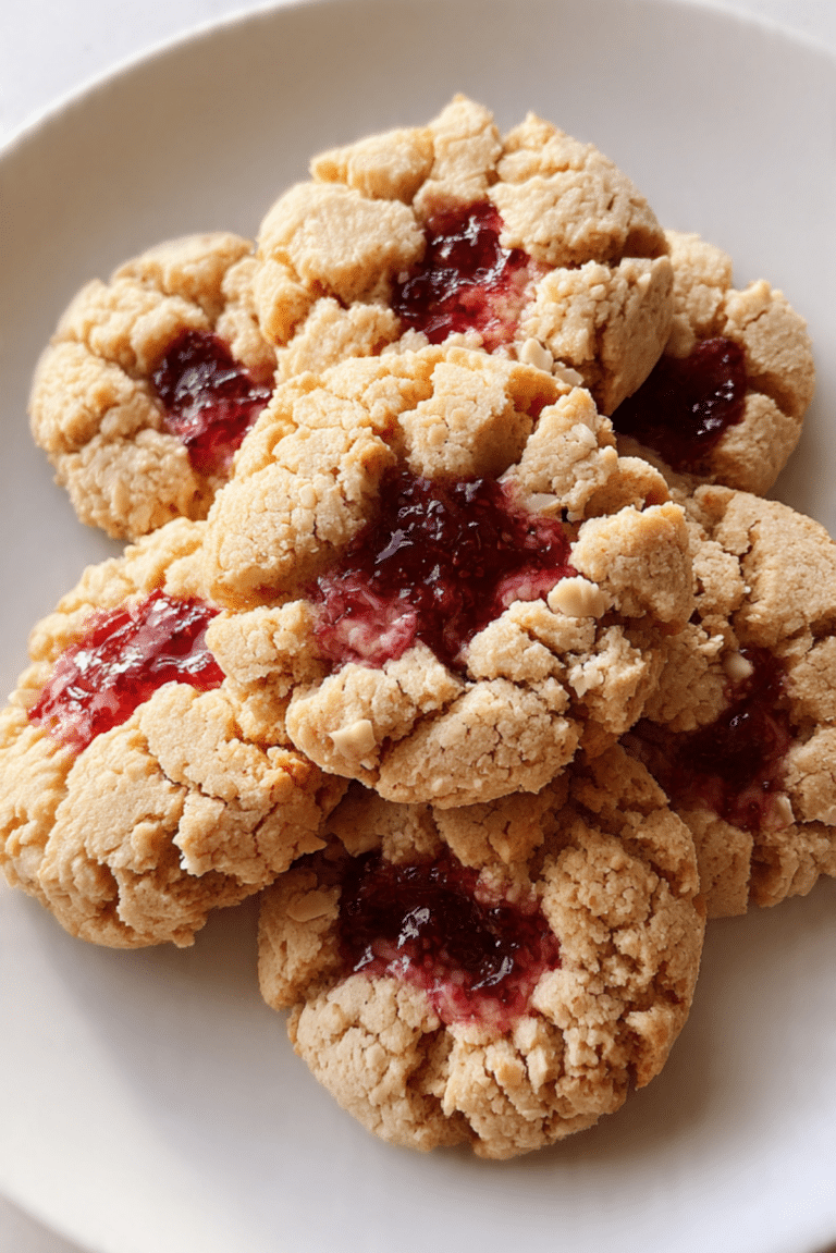 Strawberry Crumble Almond Cookies (Gluten Free)