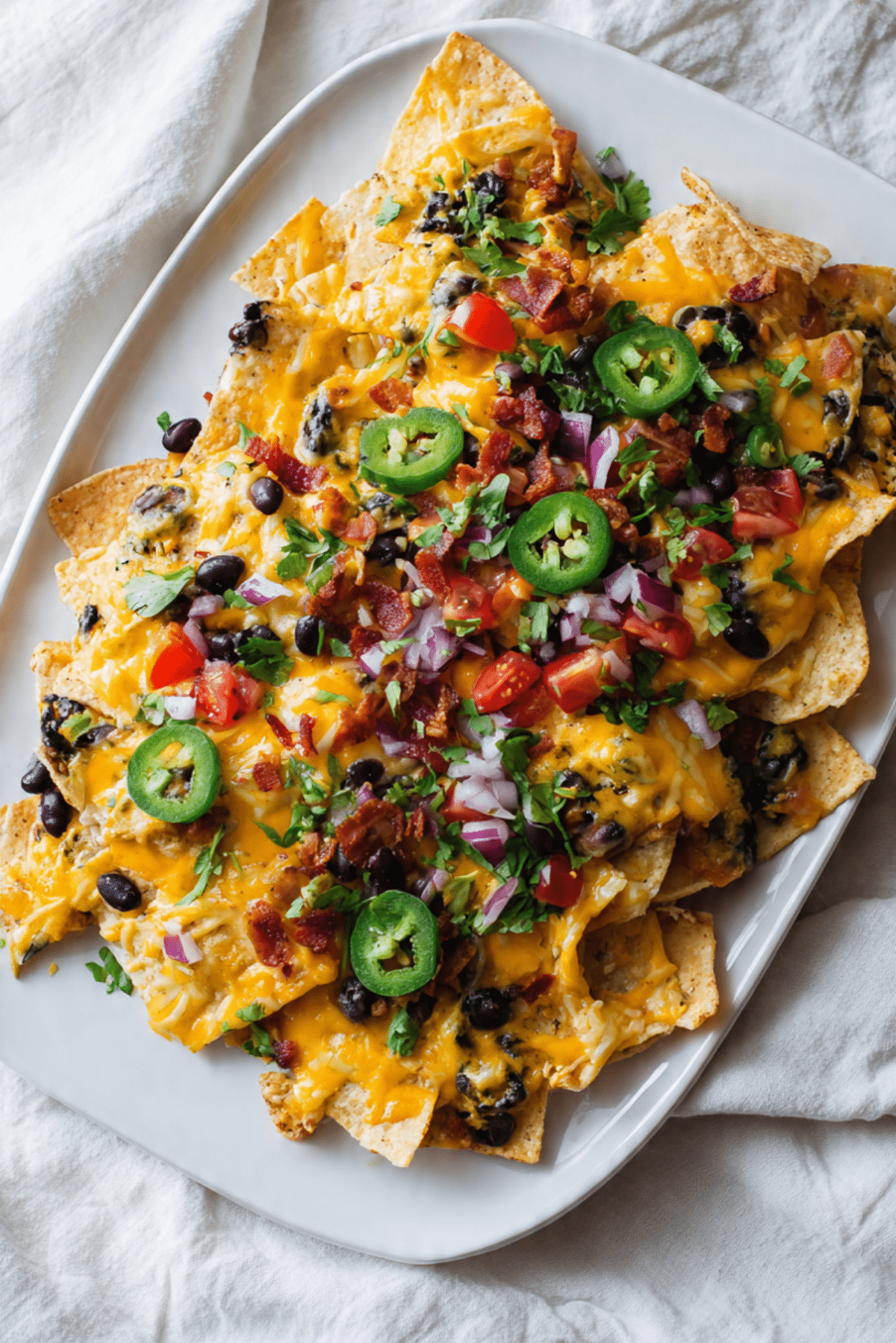 Cheesy Breakfast Nachos