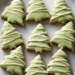 Easy SunButter Oatmeal Chocolate Christmas Trees