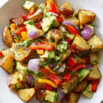 Oven Roasted Potato and Avocado Salad