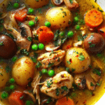 Cozy Chicken, Mushroom & Vegetable Stew