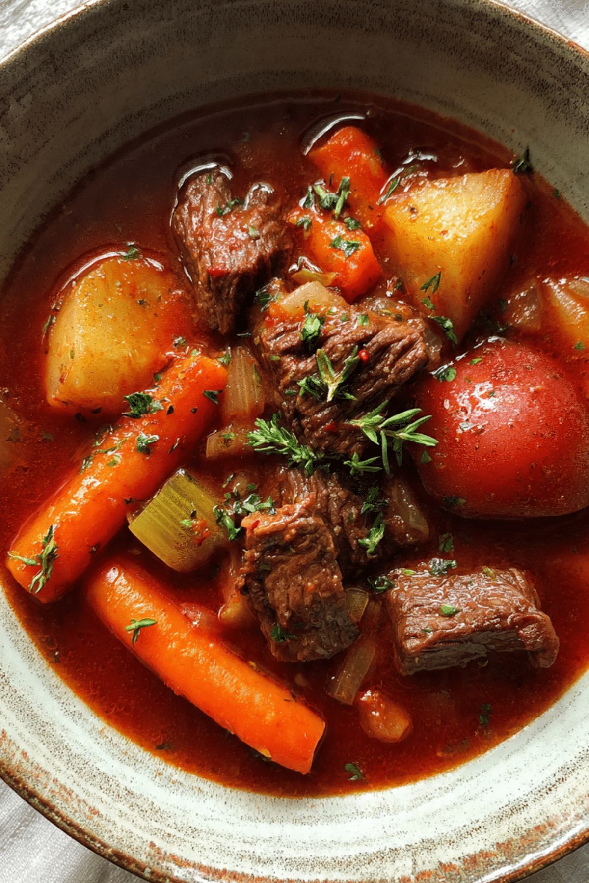 Father-in-Law’s V-8 Beef Stew