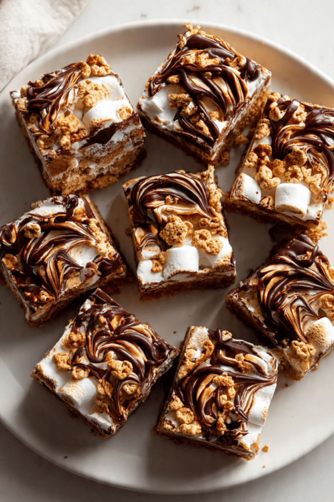 S'mores Bars (Golden Graham and Marshmallow Krispies)