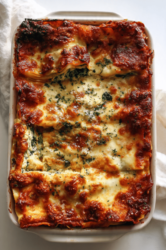 Spinach Ricotta Lasagna