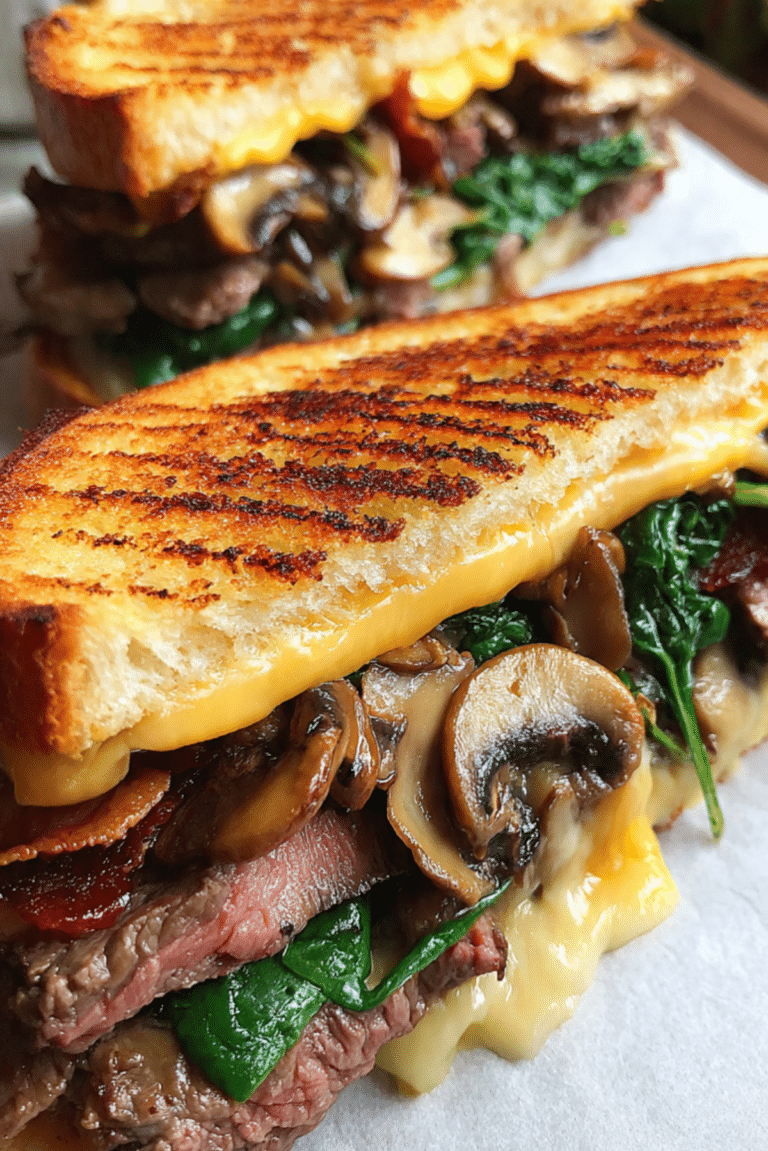 7-Layer Steak Sandwich