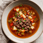 Ground Beef and Potato Soup