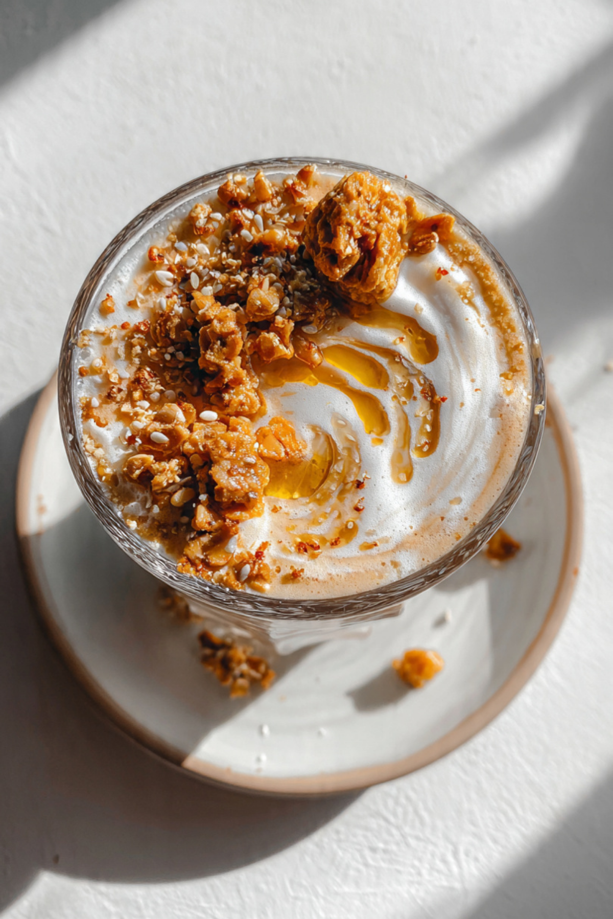 Salted Tahini Honeycomb Latte (Maman Copycat)