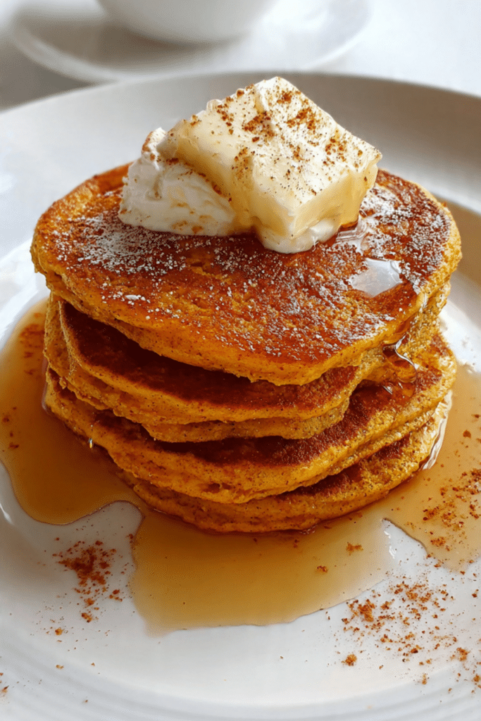 Chai Spiced Pumpkin Pancakes