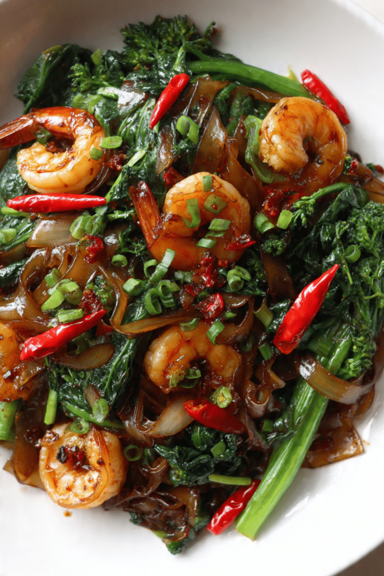 Thai Drunken Noodles (Pad Kee Mao)