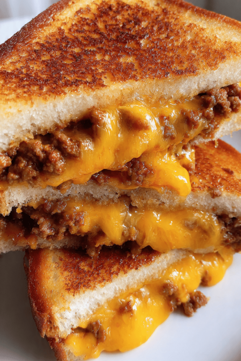 Jay D's BBQ Sloppy Joe Grilled Cheese