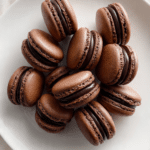 Chocolate Ganache Macarons