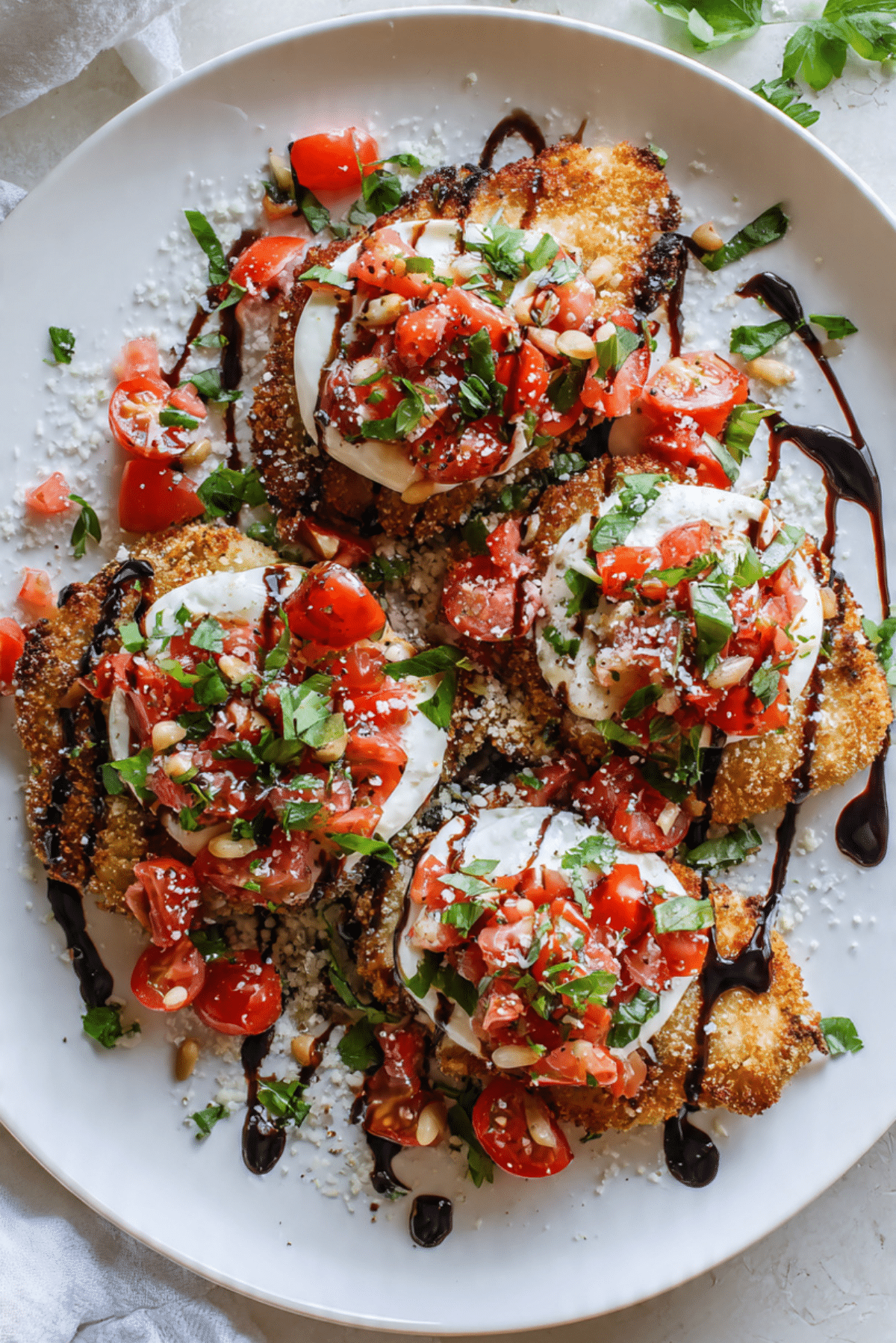 Burrata Bruschetta Chicken Cutlets