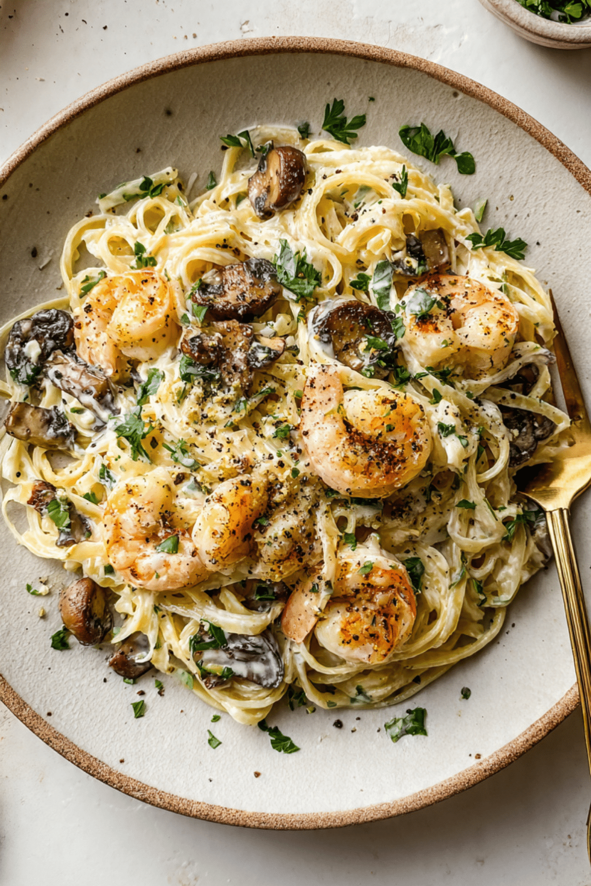 Langostino Pasta with Sherry Cream Sauce