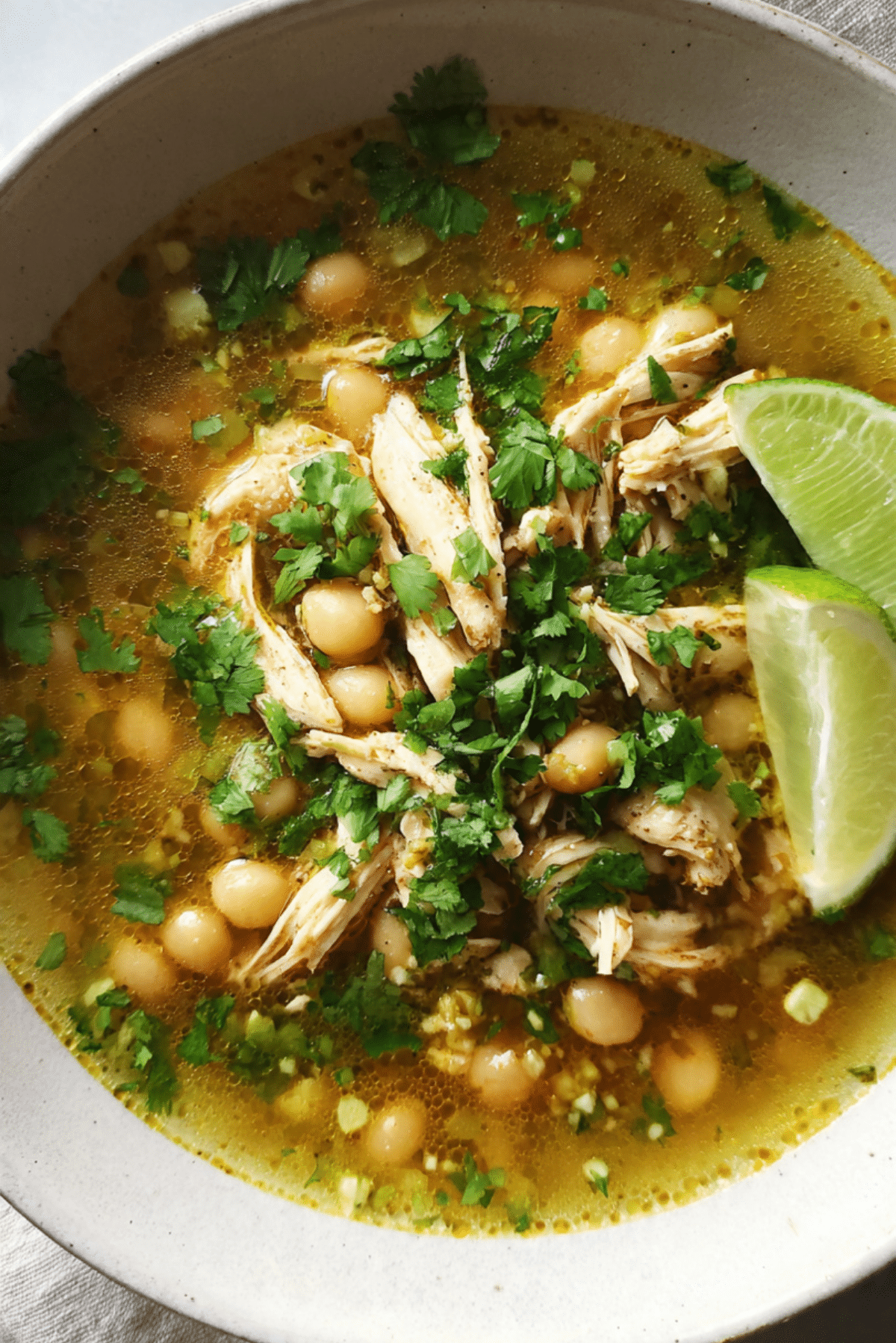 Green Chile Posole with Chicken