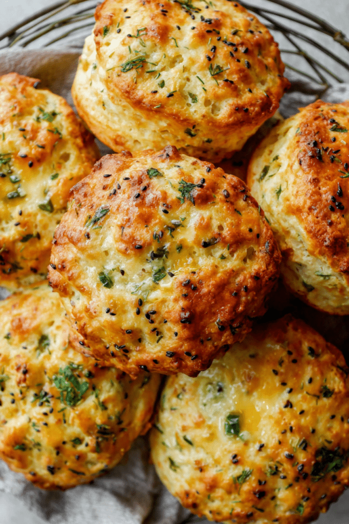 Buttermilk Cheese Scones with Garlic and Chili