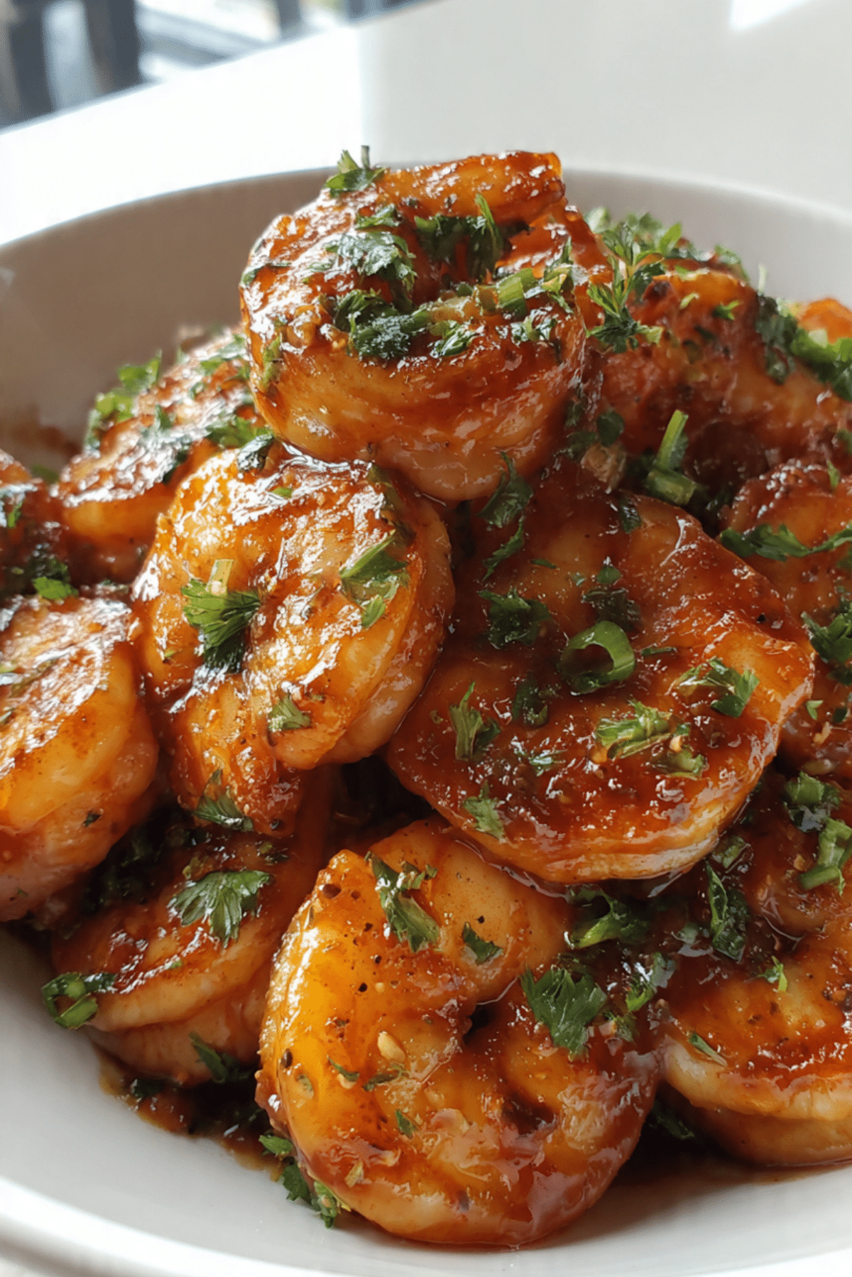 Sauteed Shrimp with Tangy Barbecue Sauce