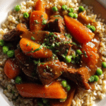 Beef, Pea and Carrot Stew