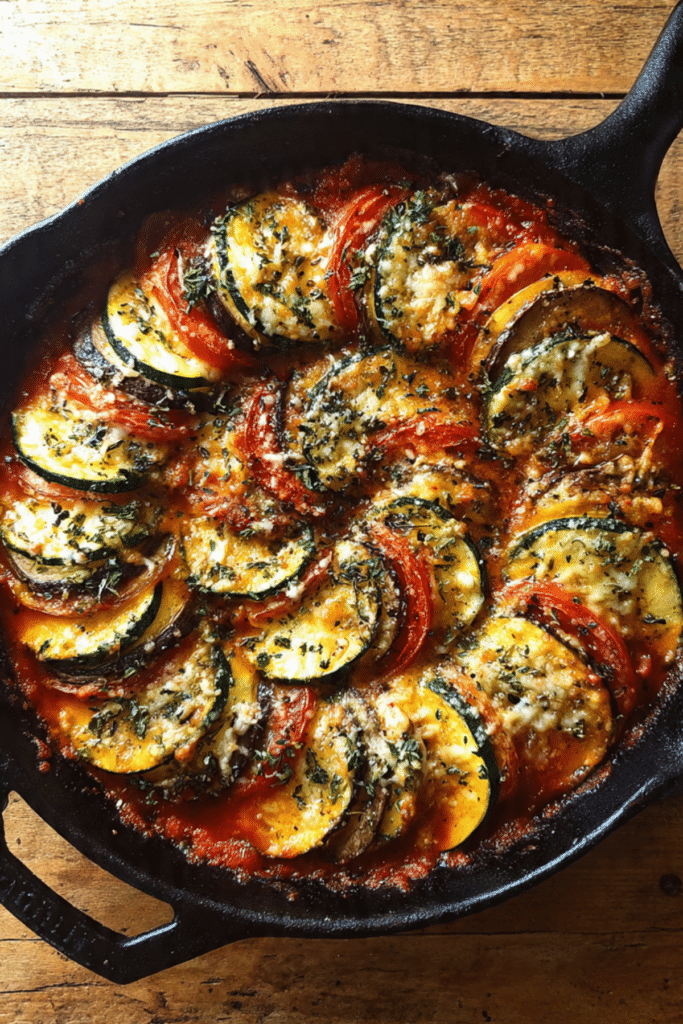 Layered Cheesy Ratatouille