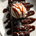 Brown Butter Hot Fudge Brownie Loaf