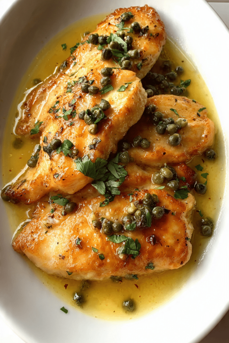 20 Minute Easy Fish Piccata