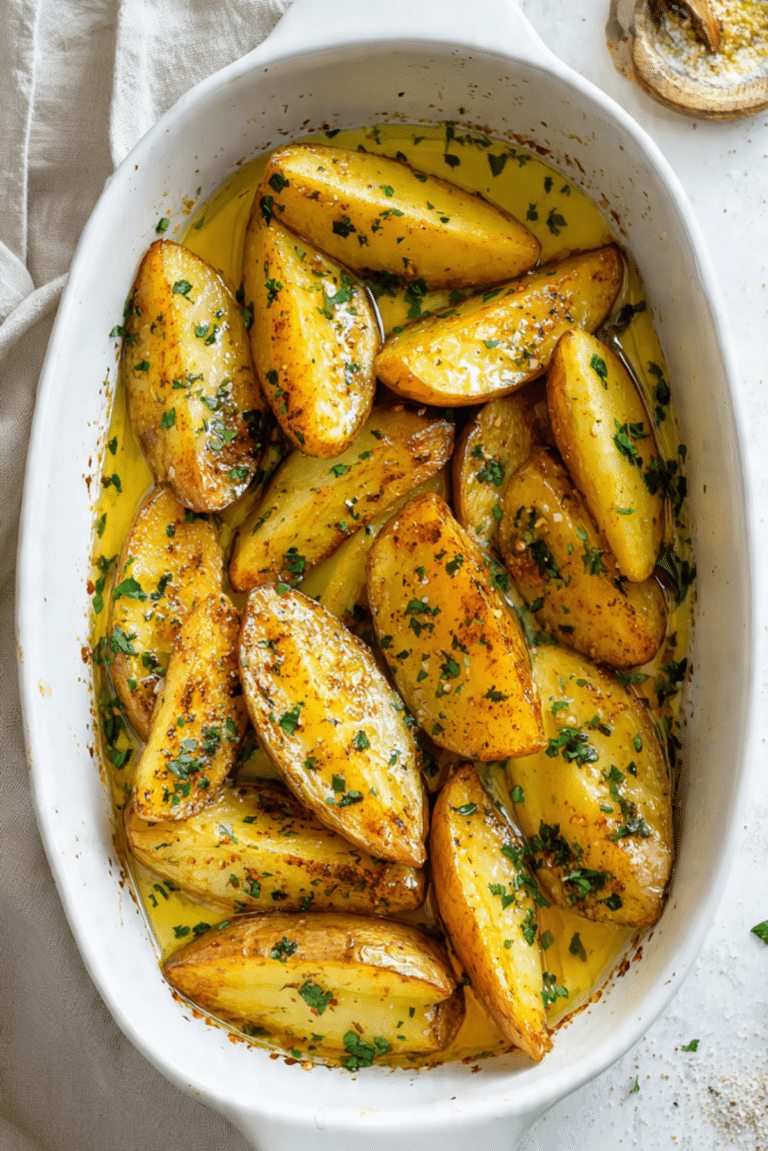 Greek Restaurant-Style Lemon Roasted Potatoes