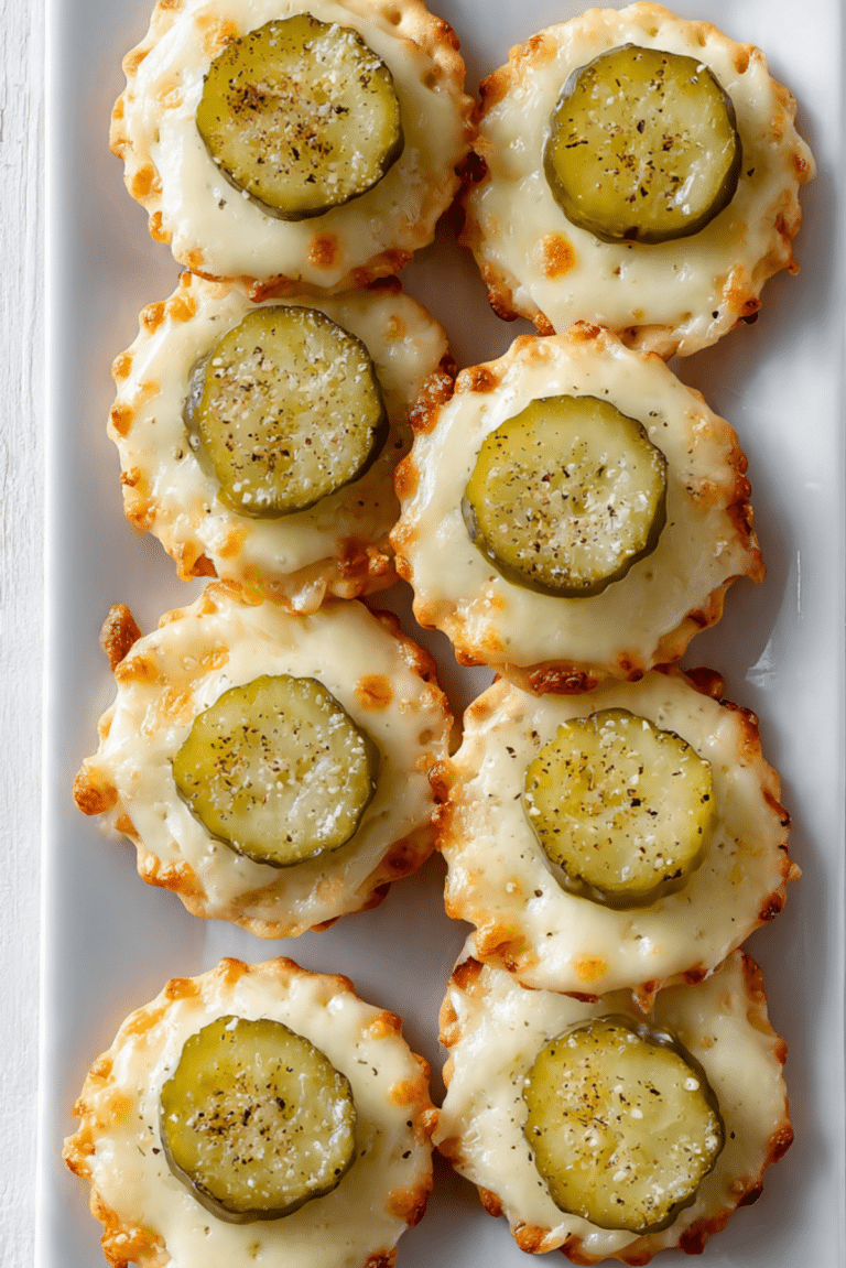 Cheesy Ritz Pickle Bites