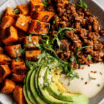 High Protein Hot Honey Beef Bowls