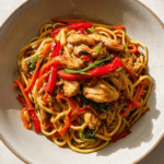 Yakitori Chicken and Noodles